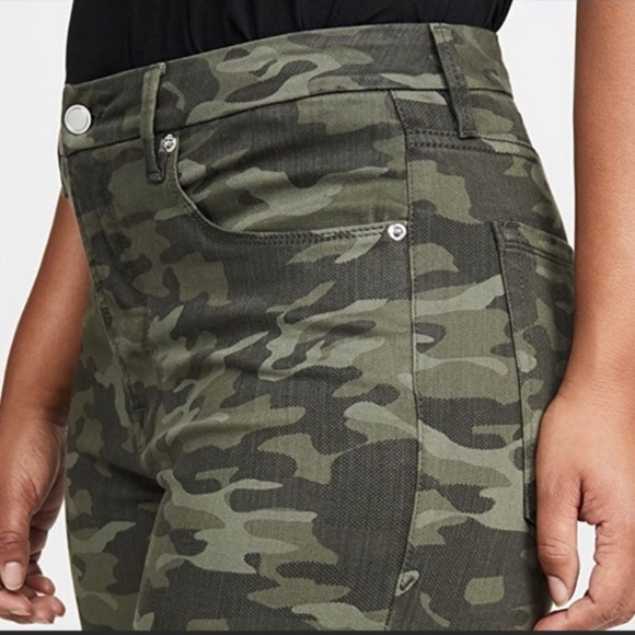 NWOT Good American "Good Waist" Camo Skinny Jeans Size 4/27 - Picture 6 of 10